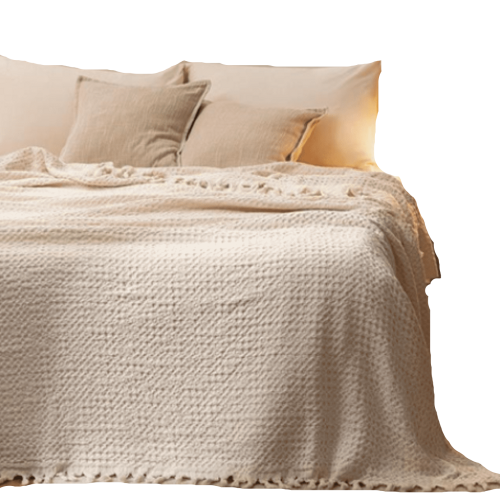 Prehoz WAFFLE CREAM 200x230 cm.